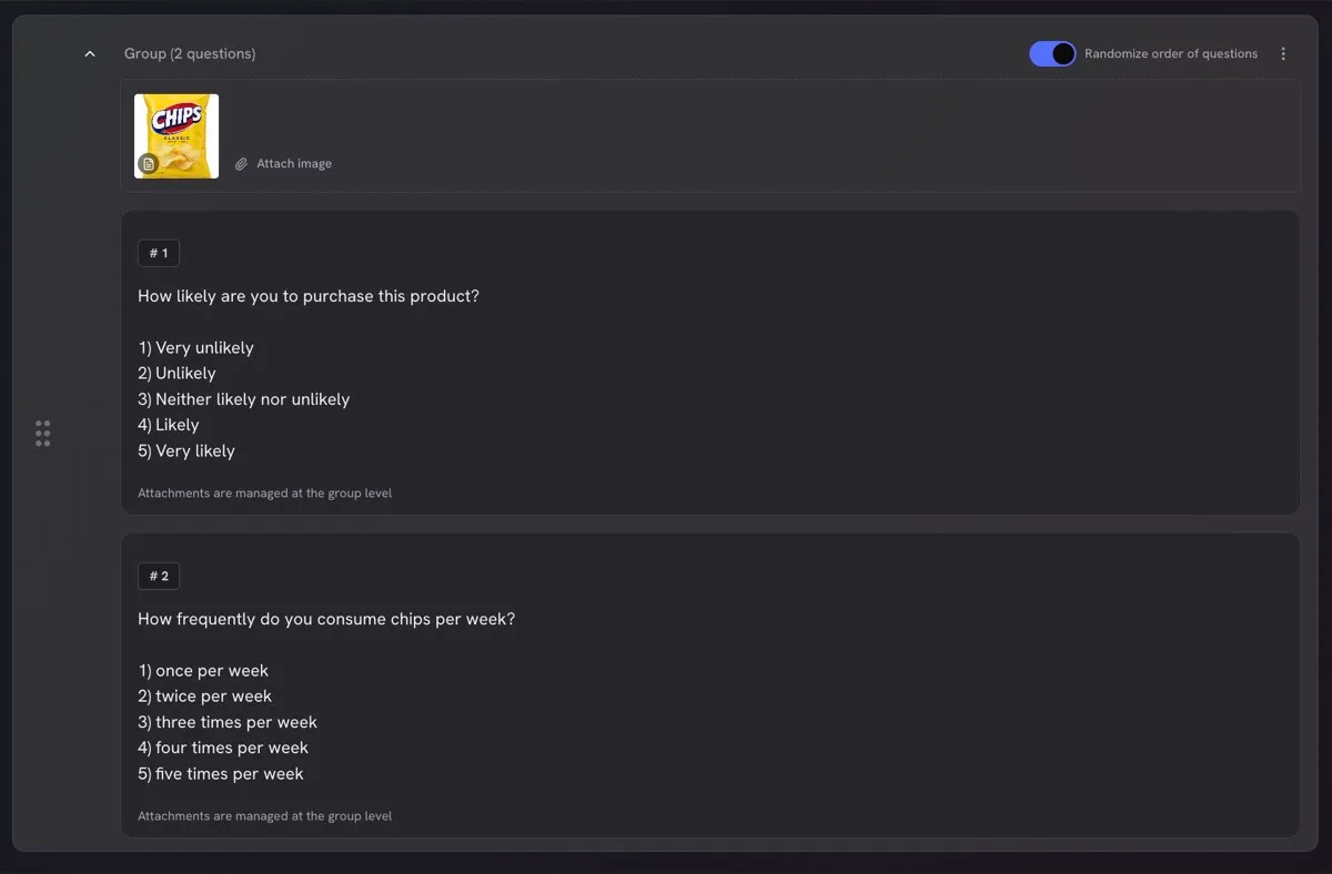 Toggle Randomise