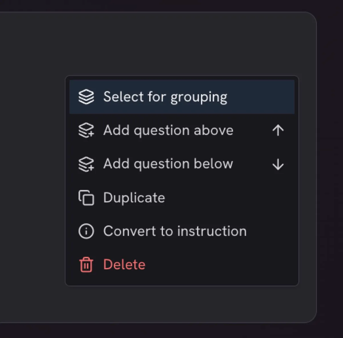 Select questions